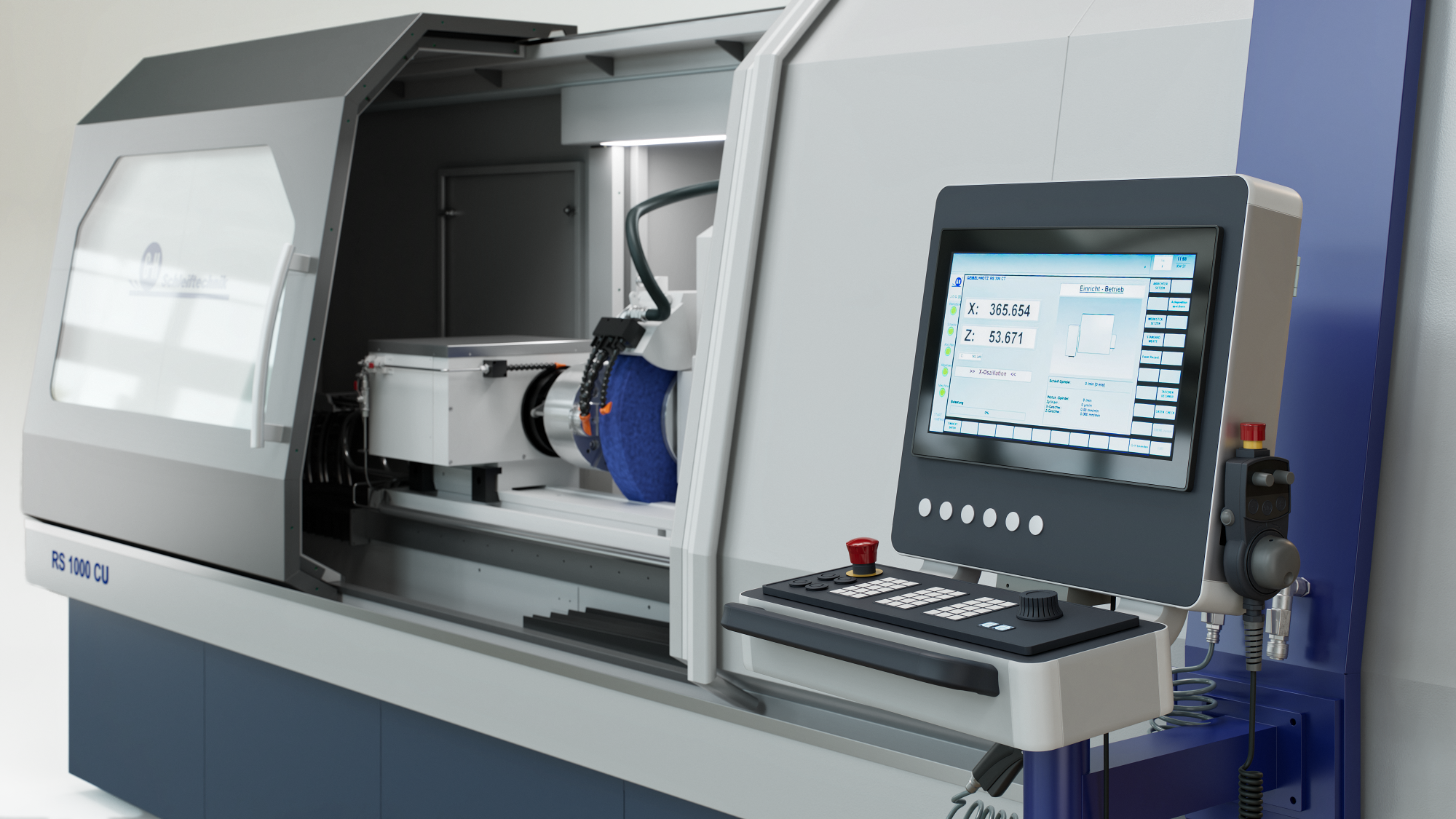 Flach- und Profilschleifmaschine mit CNC Steuerung